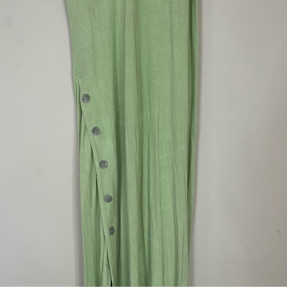 Alix NYC Pierce stretch jersey halter midi dress size medium green - Picture 5 of 9